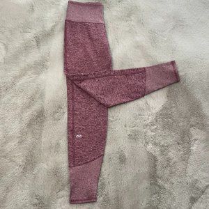 ALO Yoga Heather Plum High-Waist Leggings